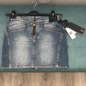 🔥Just Cavalli Denim Mini Skirt🔥
